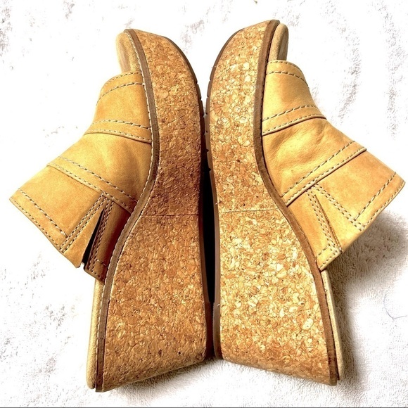 Clarks Aisley Lily Y2K Platform Light Tan Nubuck Womens sandals size 6 - Picture 6 of 11